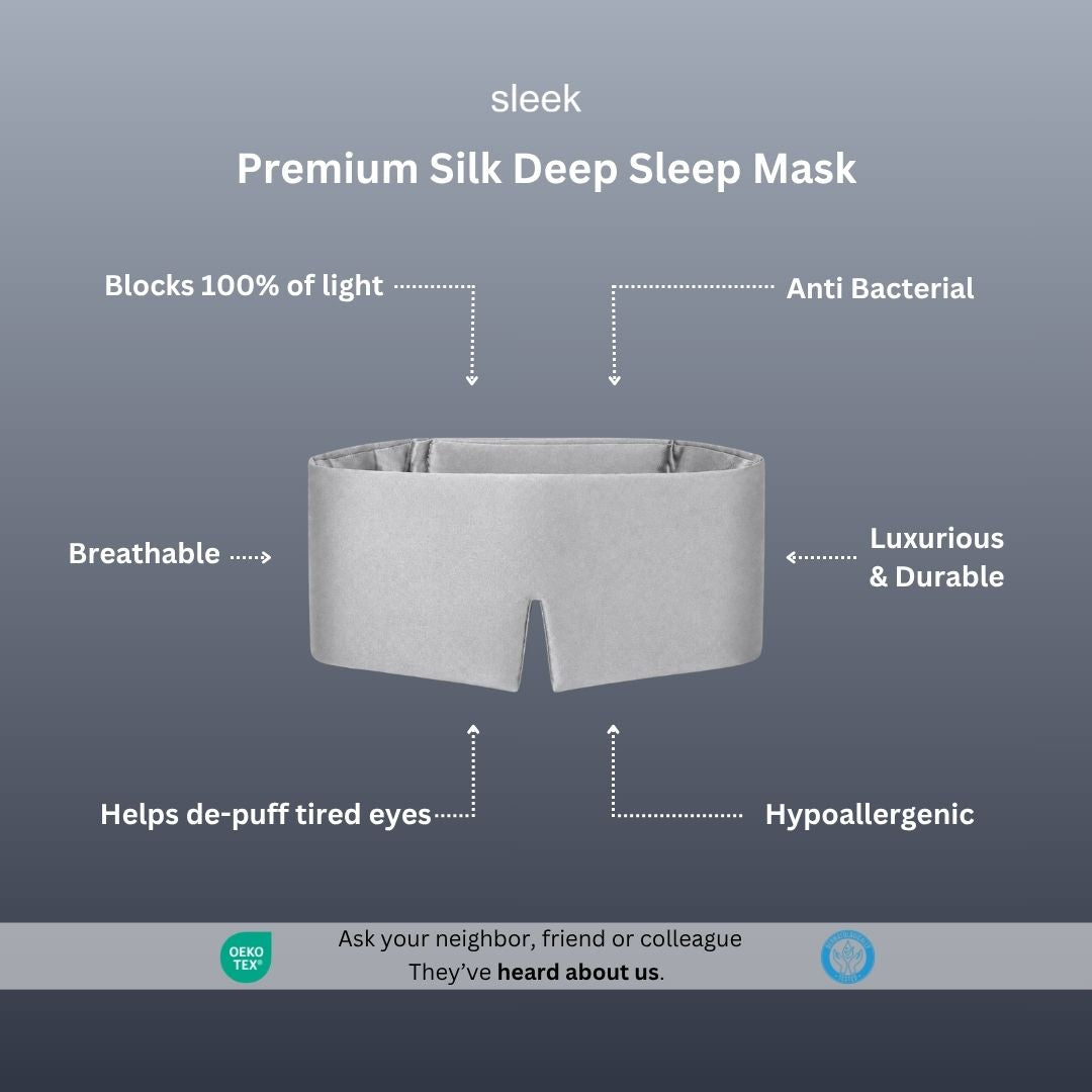 Mulberry Deep Sleep Mask | OEKO-TEX | Sleek