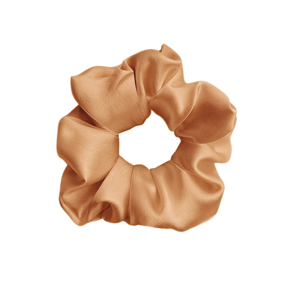 Caramel Silk Large Scrunchie