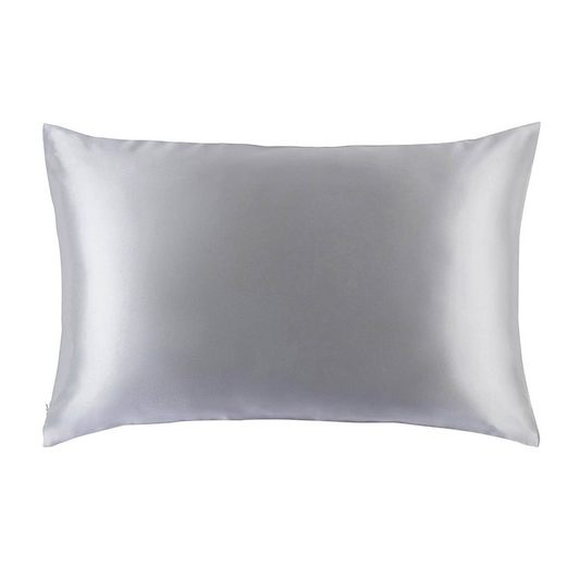 Grey Silk Pillowcase