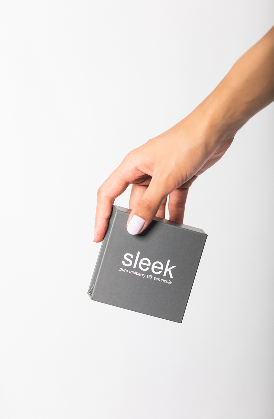 Set of 2 Classic Silk Midi Scrunchies