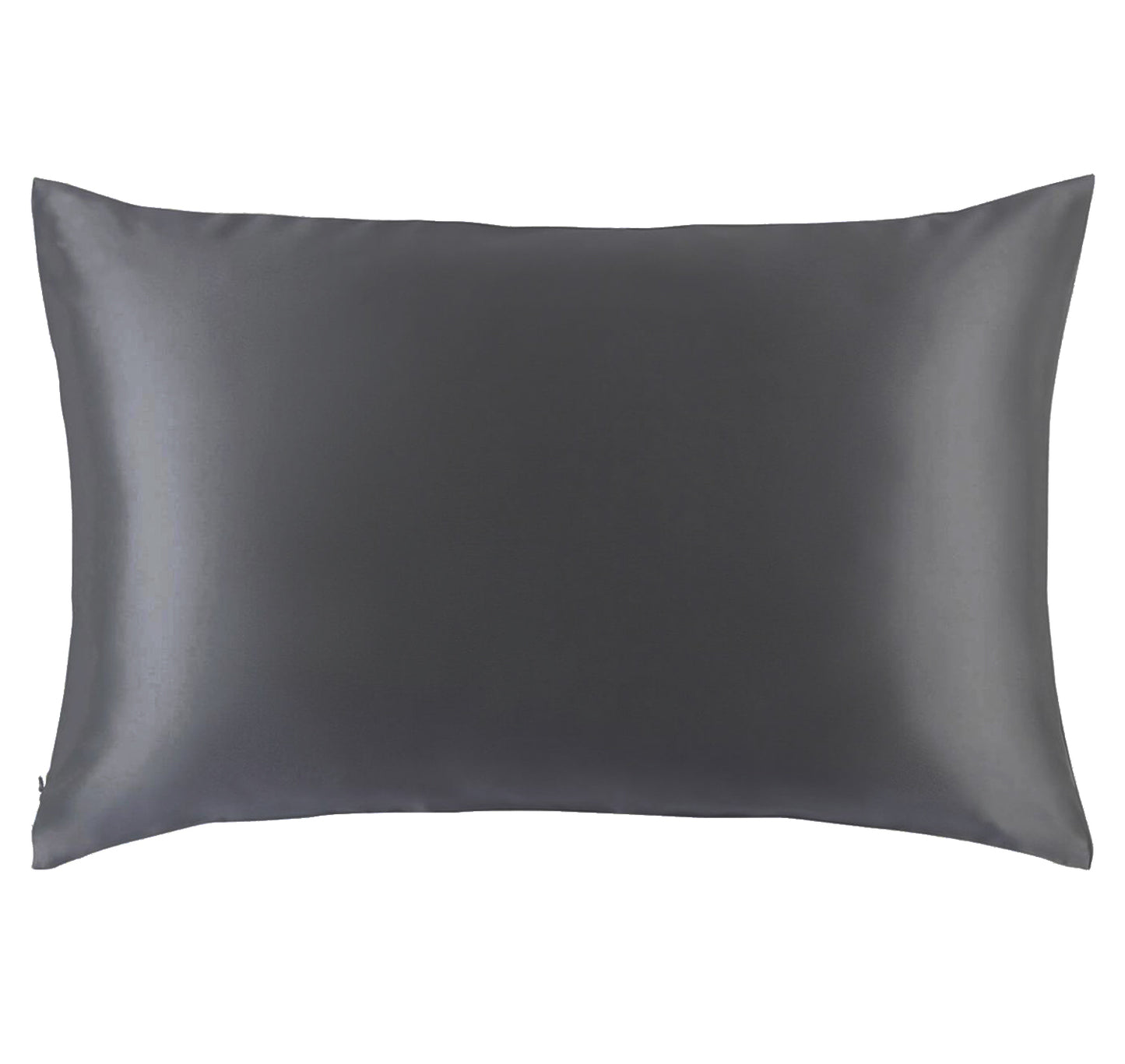 Dark Grey Silk Pillowcase