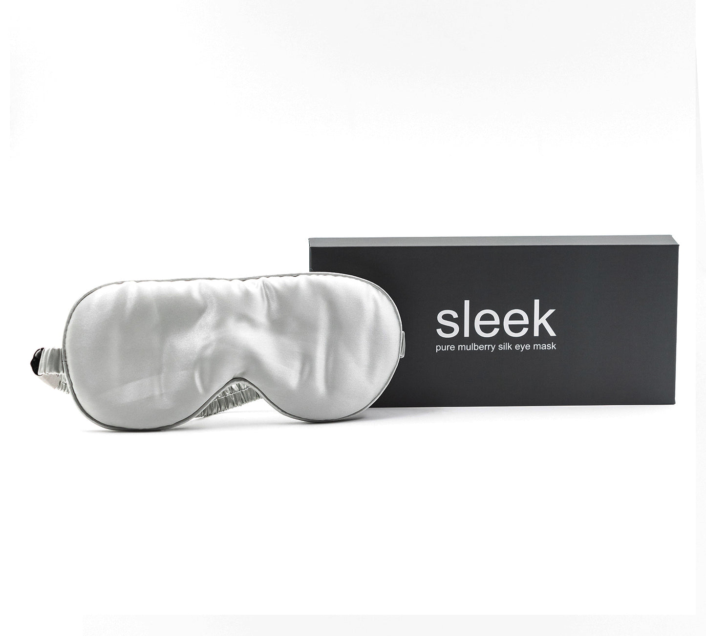Grey Silk Sleep Mask