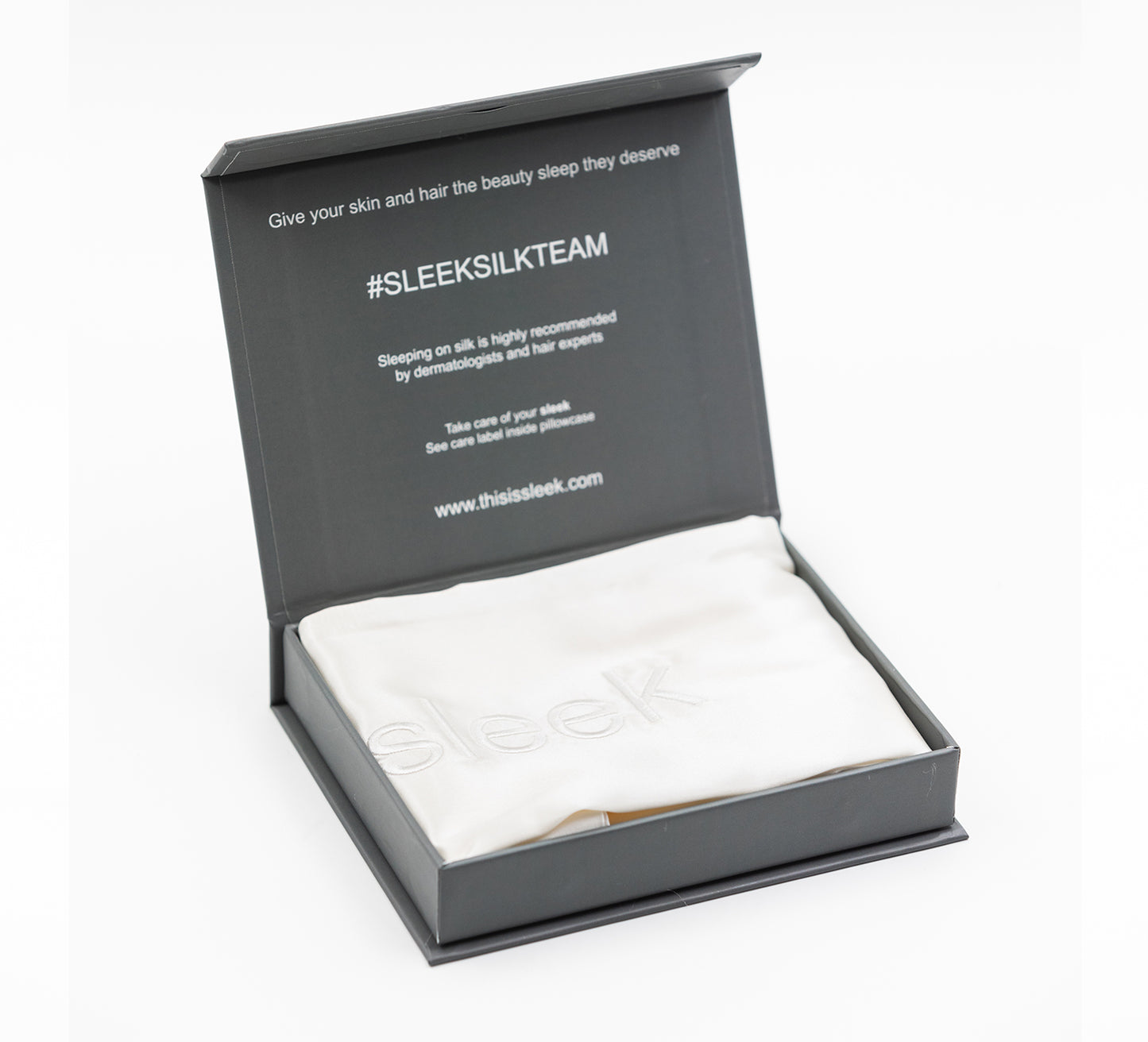 White Silk Pillowcase
