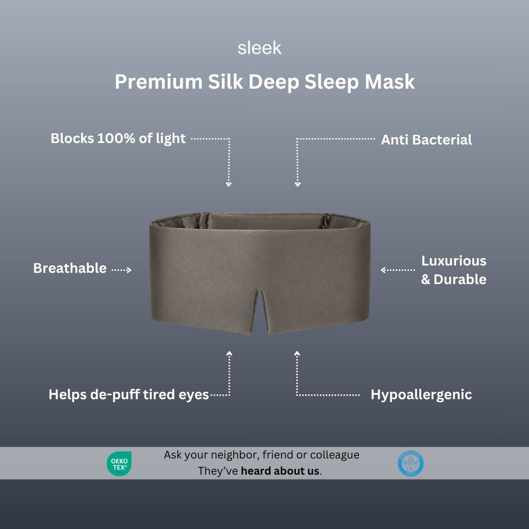 Mulberry Deep Sleep Mask | OEKO-TEX | Sleek