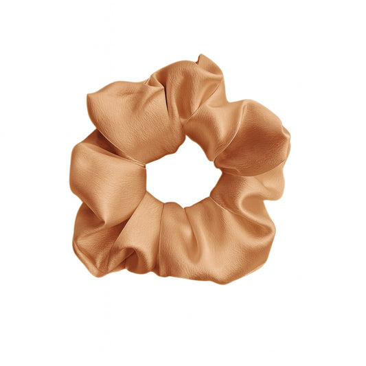 Caramel Silk Large Scrunchie