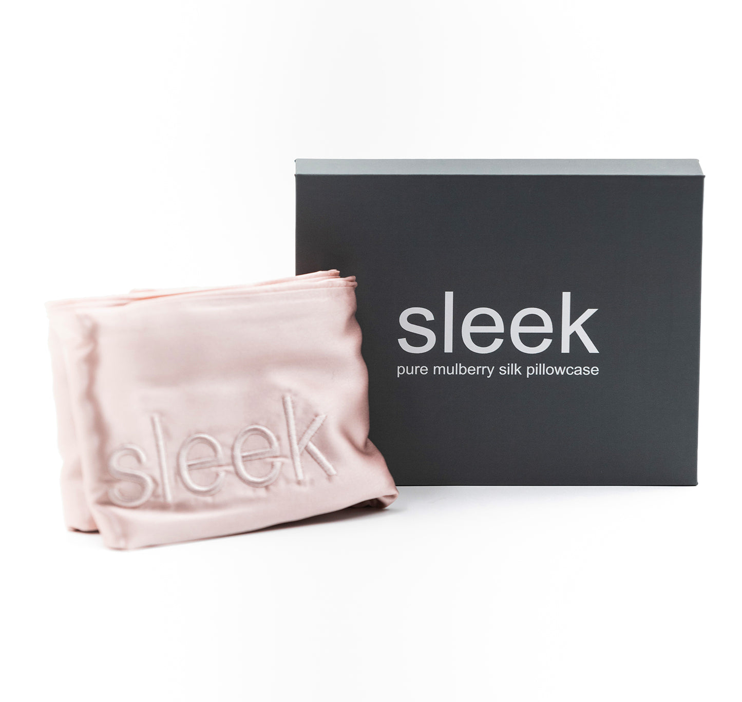 Pink Silk Pillowcase